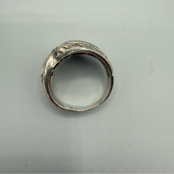 Silver Textured Ring Size 7.5 - Picture 11 of 14